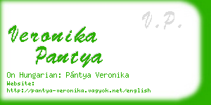 veronika pantya business card